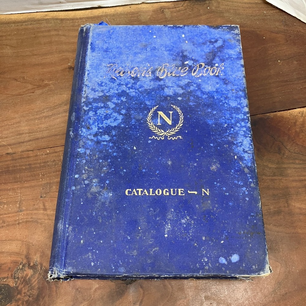 Nelson Blue Book 1909 Plumbers & Architects Edition N.O. Nelson Mfg. Co. Catalog